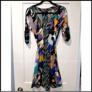 Beautiful Boho BCBG MazAzria Soft shift style dress with waist tie - XS
